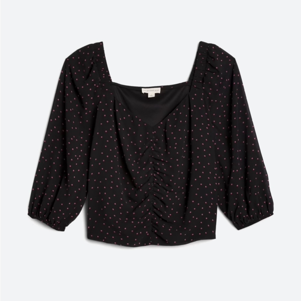 NWOT The General Good Ruched Blouse - Picture 1 of 9